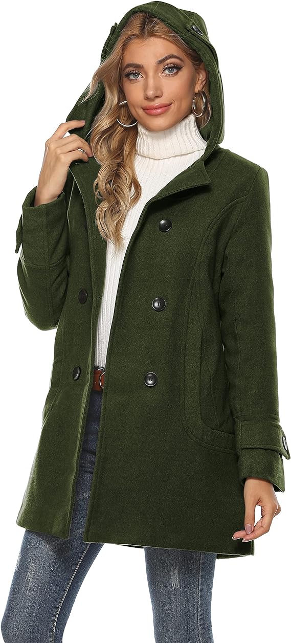 wool peacoat women