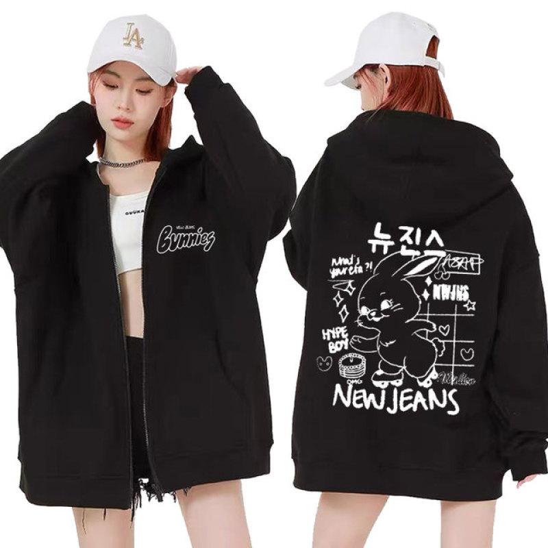 zip up hoodies black